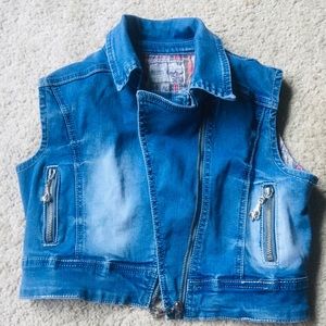 America Flag Jean Jacket